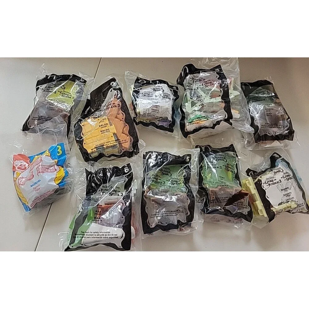 Disney‎ Jungle Book MCDONALD'S Happy Meal toys Mixed years some Vtg sealed